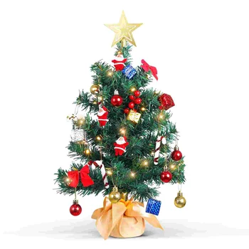 50Cm, Pratybos Kalėdų Eglutė Mini Kalėdų Medžio Styginių Šviesos Kabantys Papuošalai iš Anksto Šviečia Dirbtinės Kalėdų Eglutės Šventė Apdaila