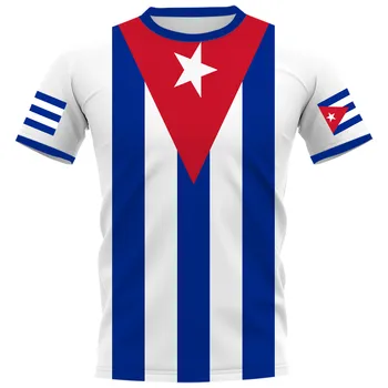 Kubos Vėliava T-shirt Mados 3D Atspausdintas Trumpas Rankovės Teminiai Marškinėliai Atsitiktinis Activewear 2023 Vasarą Naujas Viršūnes Vyrų, Moterų Drabužiai.