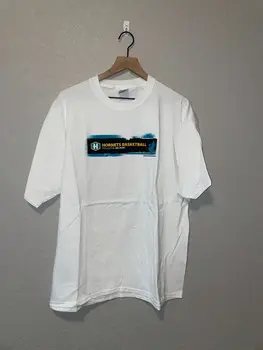 Y2K Jerzees Hornets Krepšinio Tu Privalai Tikėti Krepšinio Balti Marškiniai 2000 XL ilgomis rankovėmis