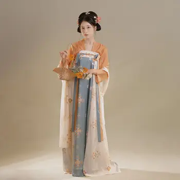 2023 Naujas Mados Moterų Hanfu Kinų Stiliaus Suknelės Derliaus Moterims, Drabužiai, Suknelės
