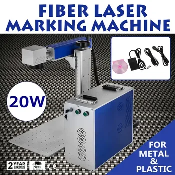 20W Pluošto Lazerinio Ženklinimo Mašinos Laser Cutting machine Už Metalo ir Ne Metalo