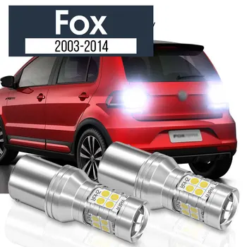 2x LED Atsarginė Lemputė Atbulinės Lempos Blub Canbus Priedai VW Fox 2003-2014 2004 2005 2006 2007 2008 2009 2010 2011 2012 2013