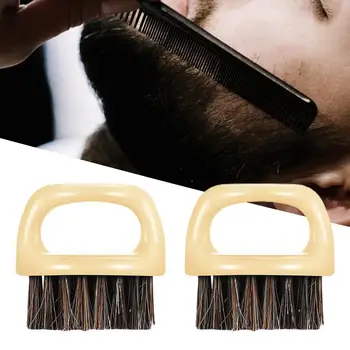 4Pcs Praktinių Vyrų Piršto Plaukų Šepetys Barzda Valyti Ūsai Teptuku Daugkartinio naudojimo Giliai Valymas