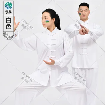 Aukštos Kokybės chi Vienodas Kinijos klasikinis Wushu Kung fu Drabužių Suaugusiųjų Vyrų Moteris Kovos menų Wing Chun Kostiumas taiji drabužiai