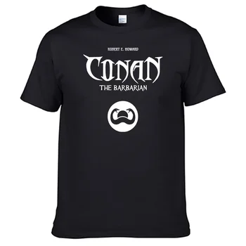 Conan The Barbarian Unisex Marškinėliai 100% Medvilnė, Vyrų, Moterų Marškinėliai Viršų Pardavimo N012