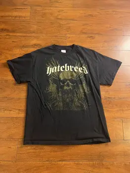Derliaus Hatebreed T-Shirt Dydis Didelis Juostos Metalo, Roko, Hardcore Skull Juodos