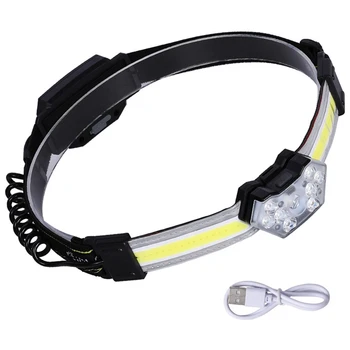Galvos Montuojamas Degiklis Elektrinis Žvejybos Šviesos Multi-Funkcija priekinis žibintas LED galinius Žibintus