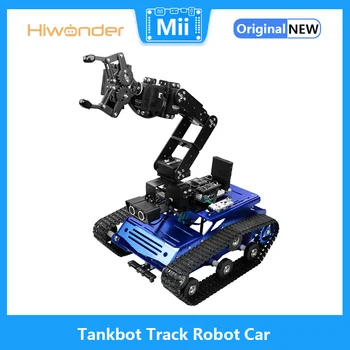 Hiwonder Tankbot Kelio Robotas Automobilis Pakrautas su Roboto Ranka už STM32 Programavimo Automobilį