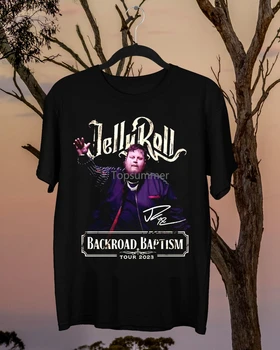 Jelly Roll Klasikinis Kelionių 2023 Šalies Muzikos Juoda Visų Dydžių Marškinėliai Fa1081