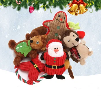 Kalėdų Šunų Žaislai, Pliušas Piskliwy Augintiniai Mielas Juokingas Miega Žaislai Šunims Accessories Kalėdų Eglutės Kabo Dekoro Šalies Decoratio