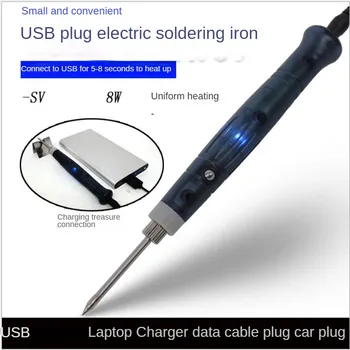 Mini USB Prijungtas Elektrinis Litavimo Geležies 5V8W Nustatyti Suvirinimo Pen Lauko Buitinių Remonto Specialus Lydmetalis Įrankis