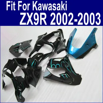 Mėlynos liepsnos purvasargiai Zx9r 2002 2003 / 02 03 Už Kawasaki Ninja ( 100%naujas ) EPS nemokamai Lauktuvės rinkinys xl51