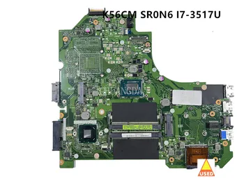 Naudoti K56CM plokštę Už ASUS S550CA K56CM K56CA nešiojamas plokštė WithSR0XL i5-3337U I7-3517U CPU HM76 UMA HD DDR3