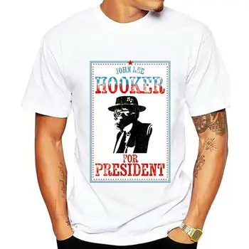 Oficialus John Lee Hooker Prezidento Marškinėliai (Valstybinė) Lengvas Vintage Stiliaus