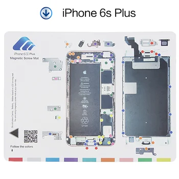 Profesionalus Magnetinis Varžtas Kilimėlis įrangos pardavimas, biuro įrangos Remontas, Mygtukai iPhone 6 6s 6Plus 6sPlus Atidarymo Taisymo Įrankis Varžtas Kilimėlis
