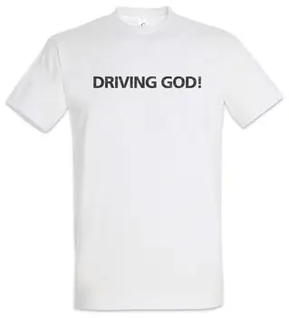 Vairavimo Dievas Lenktynininkas Benzinas Galvos Įdomus Automobilių Meilės Vairuotojas, Lenktynininkas Marškinėliai