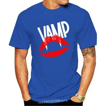 Vamp Filmą Retro Grace Jones Vampyras Siaubo Lūpų Iltys, T-shirt