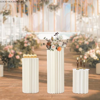 Vestuvių Centerpieces Kartono Vazos - 3 Gėlių Vaza, Gėlės Stovą, skirtą Šalies Stalų Papuošimai
