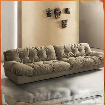Yunduo sofa kremas vėjo audinio retro sofa