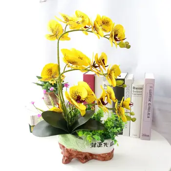 Šiuolaikinės Keramikos Vaza Modeliavimas Gėlių Jaustis Silikono Drugelių Orchidėja Nustatyti 