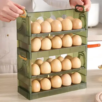 Šviežių Išlaikyti Kiaušinių Stalčiuko Virtuvės Saugojimo Reikmenys Kiaušinių Dėžutės Šaldytuve Kiaušinių Dėžutės Patvarus Kiaušinių Laikymo Konteineriai, Nauji Plastikiniai