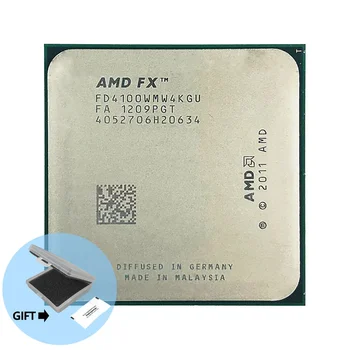 Четырехъядерный процессор AMD FX-Series FX4100 FX-4100 FX 4100 3,6 ГГц FD4100WMW4KGU Socket AM3 +